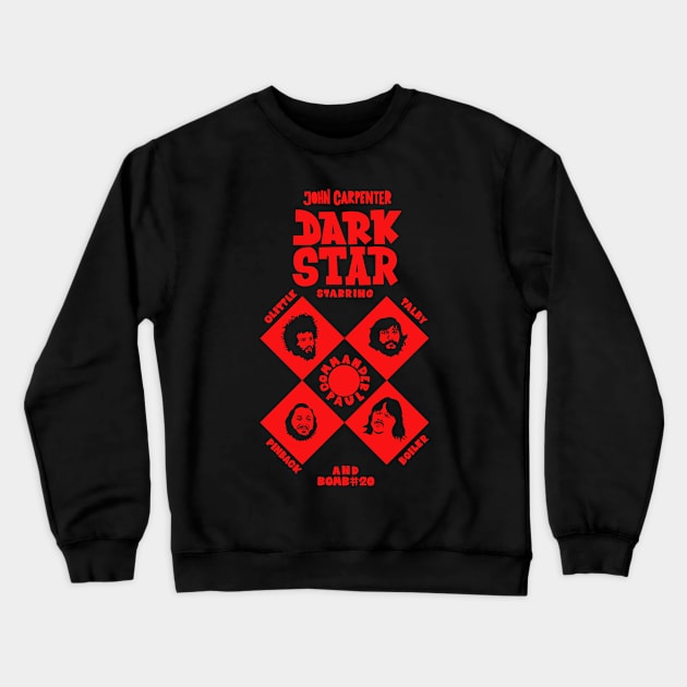 Dark Star Retro Tribute T-Shirt: Journey to the Depths of Cult Cinema Crewneck Sweatshirt by Boogosh